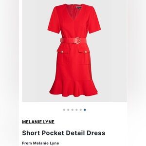 Melanie Lyne Short Pocket Detail Dress